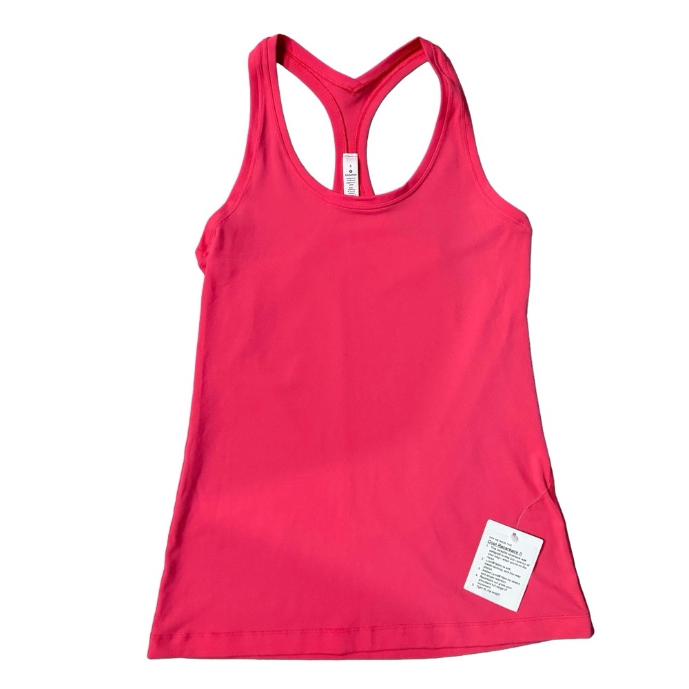 NEW WITH TAGS! | Lululemon Cool Racerback II | Lush Coral | 8